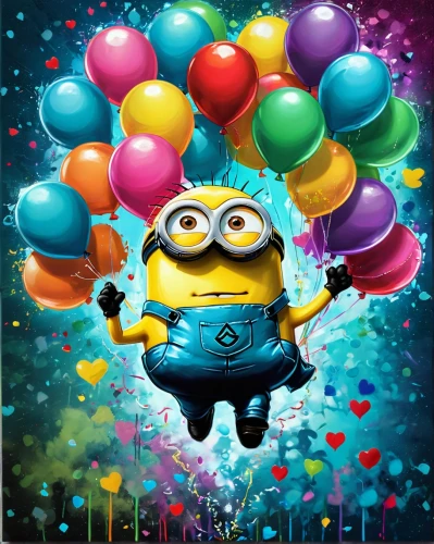 dancing dave minion,colorful balloons,happy birthday balloons,minion,minion tim,rainbow color balloons,minions,birthday background,baloons,balloons,birthday banner background,owl balloons,birthday balloons,balloons flying,birthday balloon,balloons mylar,balloon,emoji balloons,children's birthday,little girl with balloons,Conceptual Art,Daily,Daily 24