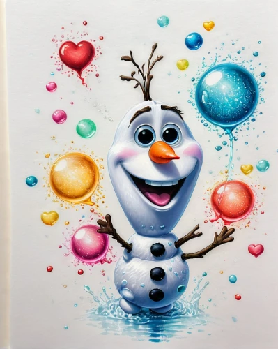 olaf,snow drawing,watercolor christmas background,christmas snowman,snowman marshmallow,colored pencil background,snowman,chalk drawing,watercolor christmas pattern,snowballs,snow man,glass painting,christmas snowy background,marshmallow art,snowball,watercolor pencils,orbeez,colored pencils,christmas motif,father frost,Conceptual Art,Daily,Daily 17