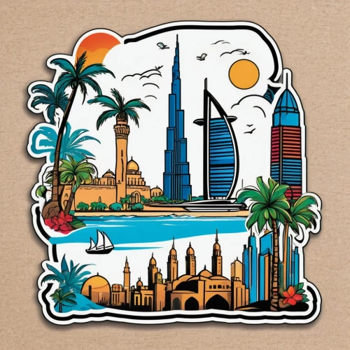 united arab emirates,uae,dubai,kuwait,dhabi,abu dhabi,abu-dhabi,bahrain,wallpaper dubai,clipart sticker,sharjah,al arab,jumeirah,khobar,madinat,summer clip art,madinat jumeirah,kaohsiung city,jumeirah beach,palm tree vector,Unique,Design,Sticker
