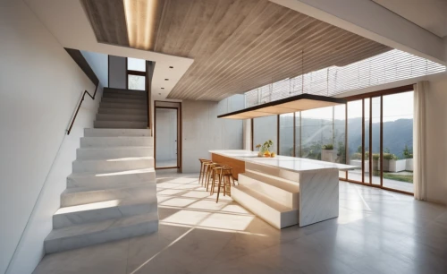 interior modern design,daylighting,dunes house,concrete ceiling,wooden windows,modern house,timber house,modern room,archidaily,wooden beams,folding roof,modern kitchen,modern kitchen interior,home interior,contemporary decor,modern decor,wooden house,house in mountains,cubic house,smart home,Photography,General,Realistic