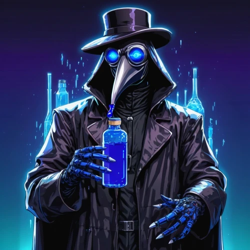cyberpunk,mute,spy-glass,electro,raven rook,spy,undertaker,phone icon,3d crow,the pandemic,twitch icon,investigator,penguin enemy,pandemic,glasses penguin,rorschach,pyro,bot icon,dodge warlock,blue demon,Conceptual Art,Sci-Fi,Sci-Fi 28
