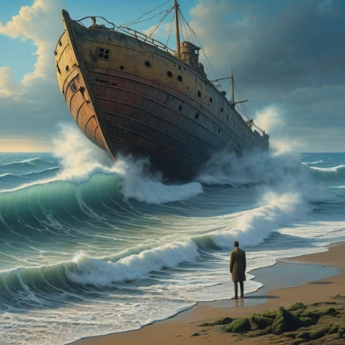 shipwreck,ship wreck,the wreck of the ship,sea fantasy,ship releases,caravel,troopship,digging ship,sunken ship,noah's ark,sinking,seafarer,shipping industry,ocean liner,ship of the line,sewol ferry disaster,sea sailing ship,sewol ferry,ship,the ship,Photography,General,Realistic