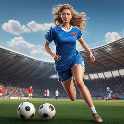 women's football,soccer player,sports girl,fifa 2018,soccer kick,soccer-specific stadium,soccer,indoor games and sports,footballer,sprint woman,wall & ball sports,football player,european football championship,world cup,uefa,children's soccer,playing sports,sports jersey,connectcompetition,soccer ball,Illustration,Paper based,Paper Based 02