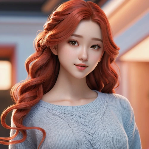 realdoll,female doll,redhead doll,rapunzel,artist doll,japanese ginger,3d model,doll paola reina,model doll,eurasian,cinnamon girl,doll's facial features,elsa,red-haired,3d rendered,fashion doll,japanese doll,3d figure,girl portrait,doll figure,Photography,General,Natural