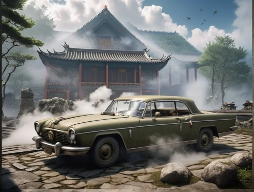 simca,oriental painting,chinese background,chinese art,w112,gaz-21,wuchang,vietnam,shuanghuan noble,game illustration,new vehicle,world digital painting,chinese screen,chinese clouds,yunnan,mercedes-benz 200,background with stones,chinese style,chinese temple,malayan,Photography,General,Realistic