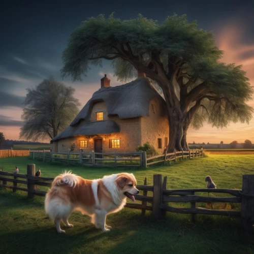 country cottage,home landscape,english shepherd,farmstead,lonely house,country house,miniature australian shepherd,great pyrenees,australian shepherd,farm house,farmhouse,red barn,little house,farm landscape,dog house,beautiful home,farm background,summer cottage,livestock guardian dog,rural landscape