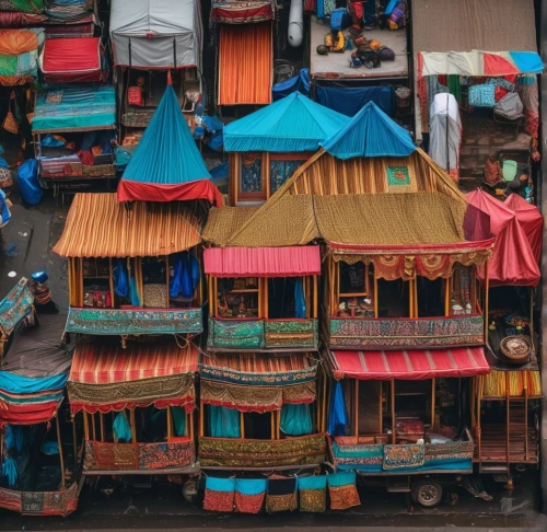 stilt houses,vendors,mud village,kathmandu,hanoi,hanging houses,huts,slum,marketplace,wooden houses,southeast asia,floating huts,floating market,caravan,bazaar,large market,banana box market,tuk tuk,colorful facade,colorful city,Photography,General,Fantasy