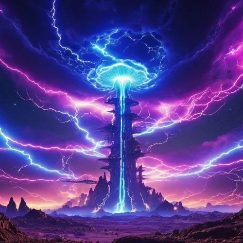 electric tower,libra,defense,would a background,power towers,cellular tower,wall,electric arc,4k wallpaper,devil's tower,spire,destroy,zoom background,alien world,twitch logo,background image,tower fall,portal,purple,obelisk,Photography,General,Realistic