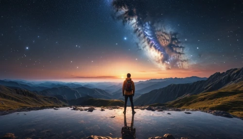 the universe,astronomy,astral traveler,photomanipulation,universe,parallel worlds,photo manipulation,astronomical,connectedness,astronomer,space art,fantasy picture,the milky way,distant vision,inner space,creative background,pillars of creation,magic mirror,celestial phenomenon,infinity,Photography,General,Realistic