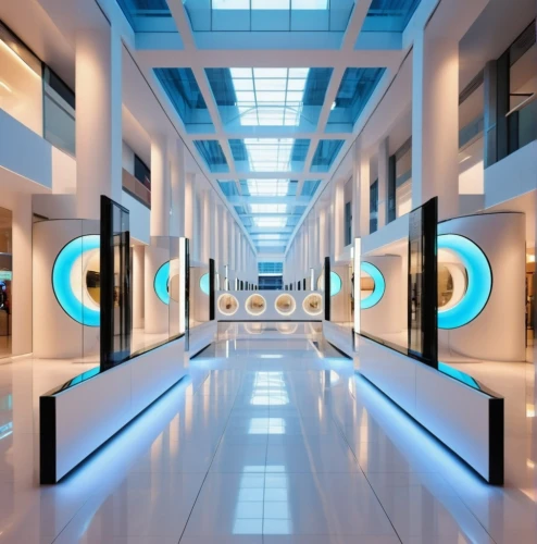 futuristic art museum,ufo interior,search interior solutions,electronic signage,lobby,modern decor,largest hotel in dubai,interior modern design,hall of nations,modern office,computer store,data center,hallway space,contemporary decor,mercedes museum,corridor,artscience museum,trading floor,interior decoration,hallway,Photography,General,Realistic