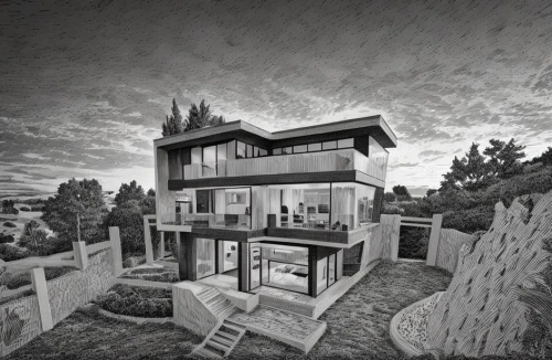 dunes house,cubic house,mid century house,inverted cottage,3d rendering,beach house,summer house,cube house,timber house,landscape design sydney,modern house,stilt house,house drawing,holiday home,beachhouse,escher,chalet,wooden house,mirror house,treehouse,Art sketch,Art sketch,Fine Decoration