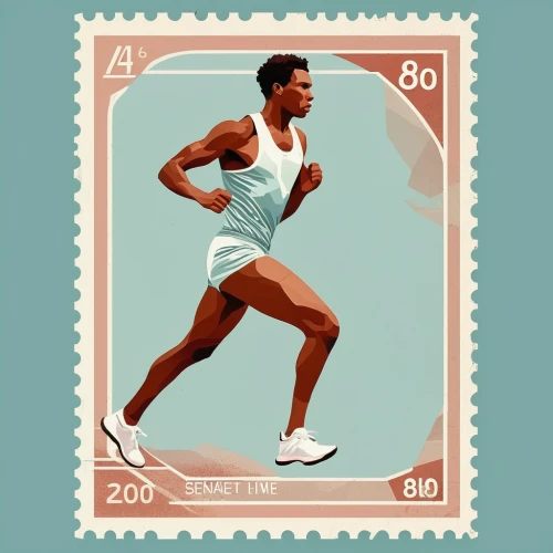 postage stamp,postage stamps,300s,300 s,4 × 400 metres relay,athletics,female runner,track and field athletics,800 metres,muhammad ali,mohammed ali,philatelist,stamp collection,sportsman,thomson's gazelle,100 metres hurdles,heptathlon,record olympic,track and field,runner,Photography,General,Realistic