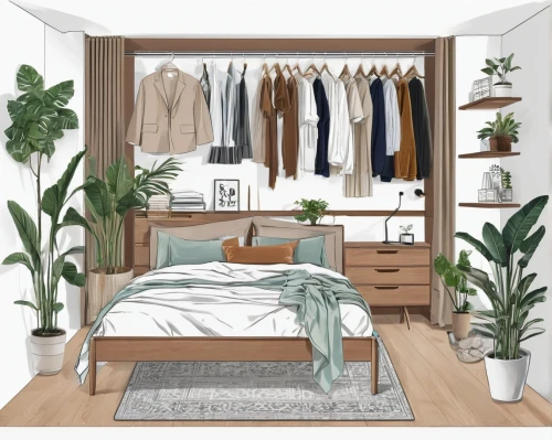 bedroom,walk-in closet,guest room,modern room,closet,canopy bed,boy's room picture,room divider,women's closet,one-room,guestroom,danish room,shared apartment,wardrobe,room,indoor,interiors,loft,an apartment,interior design,Unique,Design,Infographics