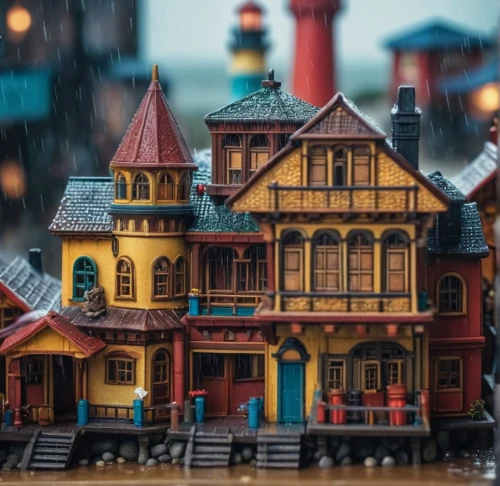 miniature house,dolls houses,victorian house,the gingerbread house,gingerbread house,gingerbread houses,building sets,doll house,crispy house,wooden houses,model house,victorian,doll's house,little house,fantasy city,tilt shift,fairy tale castle,lego pastel,house of the sea,witch's house,Photography,General,Fantasy