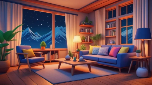 cartoon video game background,the cabin in the mountains,livingroom,modern room,snowhotel,3d background,visual effect lighting,small cabin,3d render,warm and cozy,blue room,cabin,boy's room picture,mobile video game vector background,living room,great room,christmas room,background vector,low poly,study room,Unique,3D,Isometric