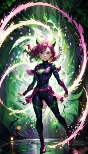 scarlet witch,fae,spiral background,rosa 'the fairy,summoner,the enchantress,pink quill,medusa,supernova,acerola,monsoon banner,medusa gorgon,fairy galaxy,show off aurora,malva,magenta,sorceress,nora,aurora,incarnate clover,Anime,Anime,Cartoon