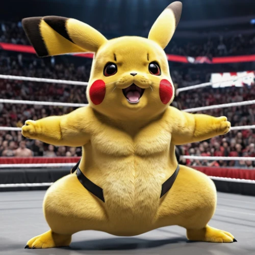 pikachu,pika,pokémon,pokemon,pixaba,wrestling,professional wrestling,mma,wrestle,sumo wrestler,catch wrestling,knuffig,pokemon go,ufc,folk wrestling,stud yellow,abra,puroresu,the mascot,pubg mascot,Photography,General,Realistic