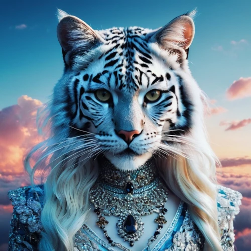 white tiger,royal tiger,blue tiger,white bengal tiger,siberian tiger,tigerle,feline look,diamond zebra,feline,asian tiger,animal feline,lion white,tiger,wild cat,white lion,zodiac sign leo,tiger png,type royal tiger,fantasy art,photomanipulation,Photography,Artistic Photography,Artistic Photography 12