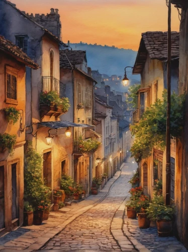 medieval street,the cobbled streets,narrow street,provence,medieval town,mountain village,alpine village,spa town,old town,old city,meteora,cobblestones,cobblestone,the old town,tuscan,village street,italy,townhouses,bukchon,ancient city,Photography,General,Natural