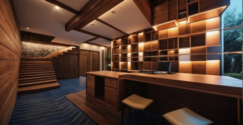 wooden sauna,luxury bathroom,cabin,interior modern design,houseboat,aircraft cabin,railway carriage,interior design,walk-in closet,train car,dark cabinetry,entertainment center,hallway space,cabinetry,luxury yacht,ufo interior,home cinema,cabinets,capsule hotel,interiors,Photography,General,Realistic