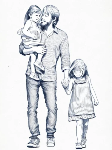 parents with children,happy family,pencil drawings,harmonious family,parents and children,pencil drawing,kids illustration,line art children,oleaster family,little boy and girl,david-lily,violet family,fatherhood,children,boy and girl,birch family,father's love,hemp family,children drawing,father with child,Design Sketch,Design Sketch,Character Sketch