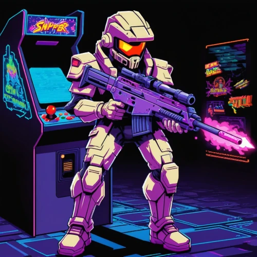 arcade game,arcade games,turbographx-16,80s,snes,video game arcade cabinet,uv,vector,arcade,super nintendo,laser tag,nes,pink vector,machine gun,retro,megatron,90s,turbographx,pixel art,computer games,Unique,Pixel,Pixel 04