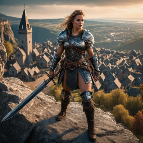 female warrior,joan of arc,warrior woman,heroic fantasy,huntress,massively multiplayer online role-playing game,valhalla,norse,castleguard,lara,lone warrior,wonder woman city,fantasy woman,swordswoman,celtic queen,eufiliya,fantasy warrior,strong woman,witcher,wonderwoman,Photography,General,Fantasy