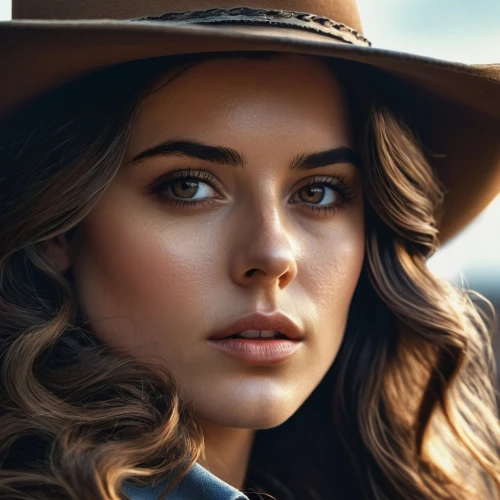 leather hat,girl wearing hat,brown hat,natural cosmetic,retouching,woman's hat,portrait photographers,the hat-female,women's eyes,model beauty,romantic look,portrait photography,beautiful young woman,woman face,sombrero,woman portrait,beautiful model,romantic portrait,cowboy hat,women's cosmetics,Photography,Documentary Photography,Documentary Photography 15