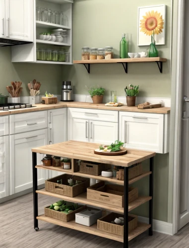 kitchen cart,kitchen cabinet,kitchen design,tile kitchen,kitchenette,vintage kitchen,kitchen shop,storage cabinet,cabinetry,plate shelf,kitchen interior,chefs kitchen,cookware and bakeware,dish storage,cabinets,modern kitchen interior,ceramic hob,spice rack,modern kitchen,pantry