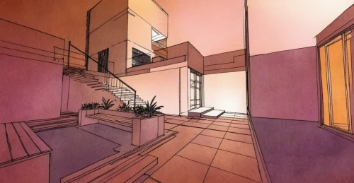stairwell,an apartment,apartment,house drawing,winding staircase,staircase,outside staircase,coloring outline,hallway space,house painting,stairway,stair,loft,interiors,stairs,home interior,rooms,apartment house,coloring,circular staircase,Illustration,Paper based,Paper Based 07