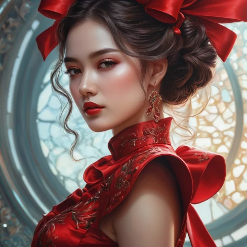 lady in red,fantasy portrait,red gown,red bow,red rose,man in red dress,romantic portrait,queen of hearts,red gift,red roses,victorian lady,fantasy art,oriental princess,red ribbon,red flower,fairy tale character,red lantern,red petals,mystical portrait of a girl,scarlet witch,Photography,Documentary Photography,Documentary Photography 37