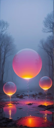 spheres,lava balls,orb,pond lenses,glass balls,globule,sea jellies,mushroom landscape,portals,orbs,saucer,alien world,futuristic landscape,discs,torus,brauseufo,ufo,inflates soap bubbles,tealight,ufos,Conceptual Art,Graffiti Art,Graffiti Art 11