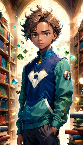 librarian,bookworm,sci fiction illustration,book store,author,tutor,bookstore,library book,rowan,hero academy,books,shirakami-sanchi,bookshop,youth book,academic,library,child with a book,kid hero,scholar,kids illustration,Anime,Anime,Cartoon