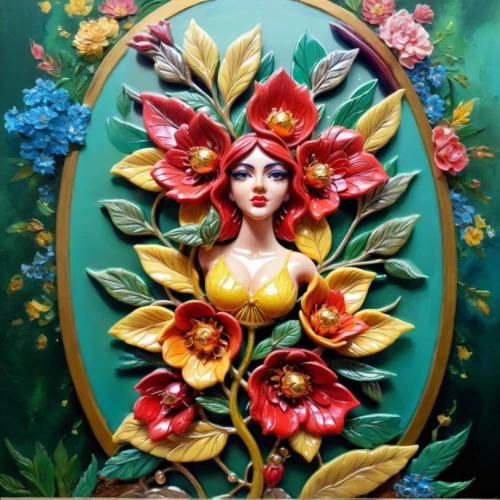 flower painting,flower art,flora,girl in flowers,body painting,flower fairy,bodypainting,girl in a wreath,decorative art,glass painting,iranian nowruz,wreath of flowers,paper art,flower wall en,wall painting,floral ornament,lotus with hands,quince decorative,floral rangoli,passionflower