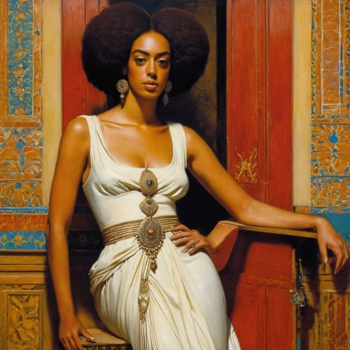 african american woman,beautiful african american women,black woman,black women,afro-american,afroamerican,cleopatra,african woman,afro american,shea butter,portrait of a woman,elegance,oil on canvas,queen cage,afro american girls,a woman,portrait of a girl,ancient egyptian girl,tiana,black professional,Art,Classical Oil Painting,Classical Oil Painting 42