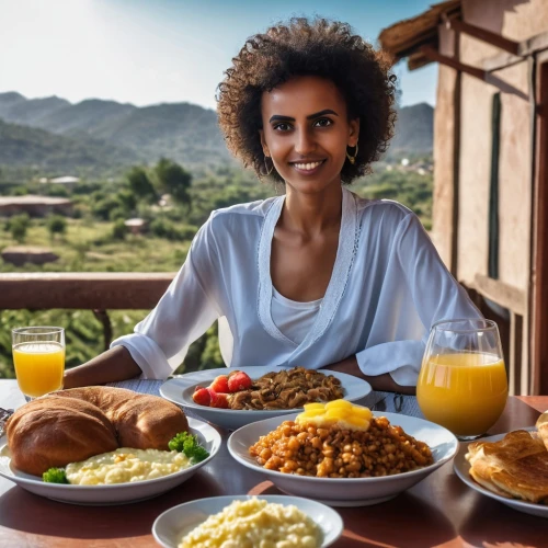 eritrean cuisine,ethiopian food,eritrea,ethiopian girl,yemeni,ethiopia,sri lankan cuisine,omani,bahian cuisine,addis ababa,oman,middle-eastern meal,breakfast hotel,middle eastern food,lalibela,injera,breakfast plate,dahab island,nizwa,pakistani cuisine,Photography,General,Realistic