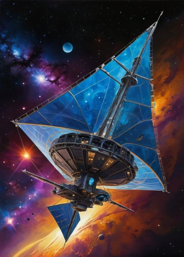 pioneer 10,star ship,voyager,starship,space art,cygnus,spacecraft,spacescraft,delta-wing,constellation centaur,interstellar bow wave,carrack,space craft,space ships,satellite express,federation,sci fiction illustration,flagship,ship releases,lunar prospector,Illustration,Realistic Fantasy,Realistic Fantasy 06