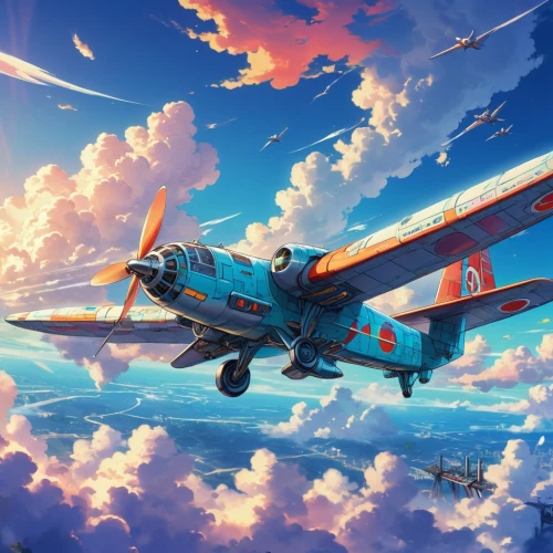 glider pilot,plane,planes,china southern airlines,aeroplane,flying birds,biplane,sky,aviation,air ship,monoplane,ju 52,jet plane,the plane,flying machine,aircraft,constellation swordfish,bomber,plane wreck,rows of planes,Illustration,Japanese style,Japanese Style 03