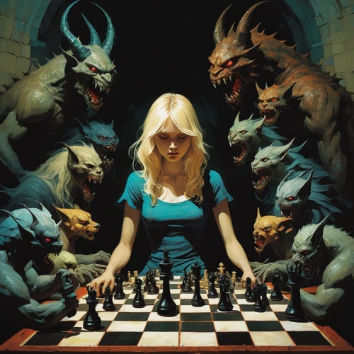 chess game,chess player,chess,play chess,chess pieces,chessboard,chess icons,chess board,chess men,chessboards,evil woman,vertical chess,chess cube,pawn,fantasy woman,massively multiplayer online role-playing game,game illustration,chess piece,role playing game,chess boxing,Illustration,Paper based,Paper Based 19
