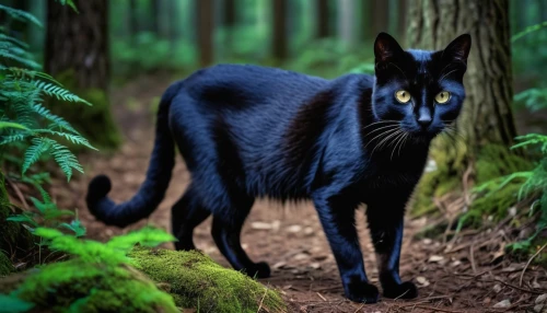 canis panther,black cat,panther,black shepherd,yellow eyes,forest animal,wild cat,feral cat,felidae,feral,hollyleaf cherry,head of panther,aaa,blue eyes cat,halloween black cat,animal feline,forest animals,cat with blue eyes,woodland animals,breed cat,Photography,General,Realistic