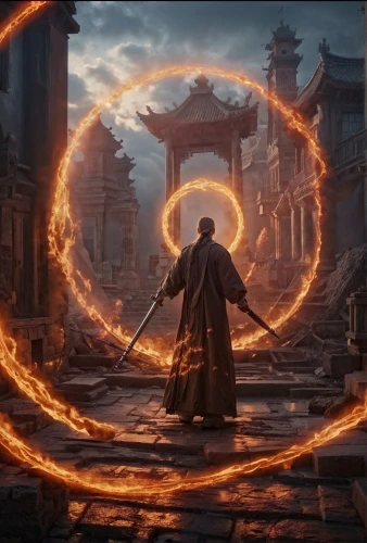 xing yi quan,xi'an,shaolin kung fu,qi-gong,alibaba,ring of fire,yi sun sin,fire ring,bagua,fire poi,sōjutsu,fire artist,dragon li,taijitu,portal,kung fu,baguazhang,hwachae,nine-tailed,tianjin