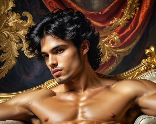 male model,male ballet dancer,aladdin,daemon,greek god,aladin,putra,chaise,prince,adonis,valentin,perseus,latino,prince of wales,filipino,throne,matador,prince of wales feathers,siam fighter,baroque
