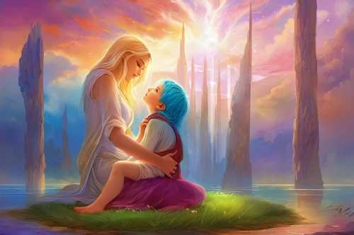 romantic scene,fantasy picture,first kiss,idyll,loving couple sunrise,young couple,little mermaid,a fairy tale,magi,mother and father,love in the mist,serenade,cg artwork,embrace,aladdin,romantic portrait,mermaid background,jesus in the arms of mary,lover's grief,fairy tale,Illustration,Realistic Fantasy,Realistic Fantasy 01