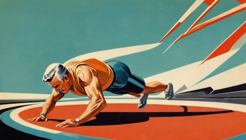 nordic combined,épée,javelin throw,hammer throw,artistic gymnastics,italian poster,ball (rhythmic gymnastics),rope (rhythmic gymnastics),olympic sport,olympic games,atomic age,1929,cool woodblock images,record olympic,automobile racer,the sports of the olympic,board track racing,advertising figure,modern pentathlon,endurance sports,Illustration,Retro,Retro 12