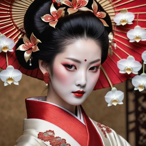 geisha girl,geisha,oriental princess,japanese woman,oriental girl,japanese art,taiwanese opera,peking opera,oriental,oriental painting,japanese culture,japanese doll,the japanese doll,japanese style,japanese,chinese art,shinto,mulan,asian woman,cherry japanese,Illustration,Realistic Fantasy,Realistic Fantasy 10