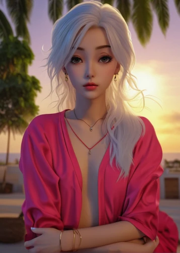 moana,barbie,elsa,dusk background,beach background,malibu,rosa ' amber cover,the beach pearl,guava,romantic look,cg artwork,ken,sunset glow,rapunzel,vanessa (butterfly),fantasia,disney character,coco,anime 3d,zen,Photography,General,Realistic