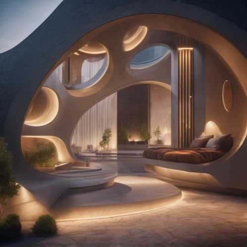 futuristic architecture,futuristic landscape,futuristic art museum,3d rendering,cubic house,jewelry（architecture）,sky space concept,dunes house,render,luxury hotel,modern architecture,eco hotel,archidaily,luxury property,honeycomb structure,3d rendered,penthouse apartment,asian architecture,luxury real estate,arhitecture,Photography,General,Cinematic