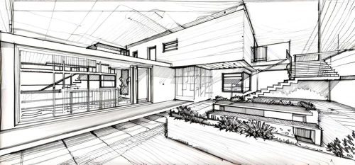 house drawing,wireframe graphics,wireframe,3d rendering,frame drawing,kitchen design,core renovation,loft,interior modern design,daylighting,home interior,architect plan,floorplan home,modern kitchen interior,kitchen interior,wooden beams,technical drawing,mono-line line art,line drawing,archidaily,Design Sketch,Design Sketch,None
