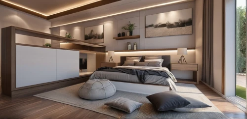 modern room,bedroom,3d rendering,sleeping room,room divider,modern decor,smart home,guest room,interior modern design,interior design,render,great room,interior decoration,contemporary decor,loft,danish room,canopy bed,shared apartment,room lighting,livingroom,Photography,General,Realistic