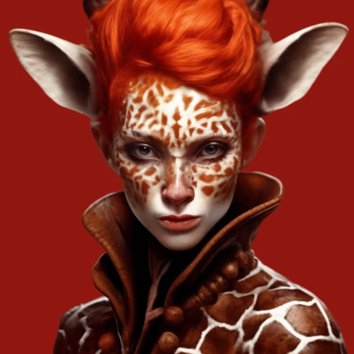 fawn,faun,fawns,tilda,fantasy portrait,darth talon,hosana,mara,male elf,cosmetic,huntress,redfox,fauna,bodypaint,cheetah,mammal,neottia nidus-avis,gara,ranger,firethorn